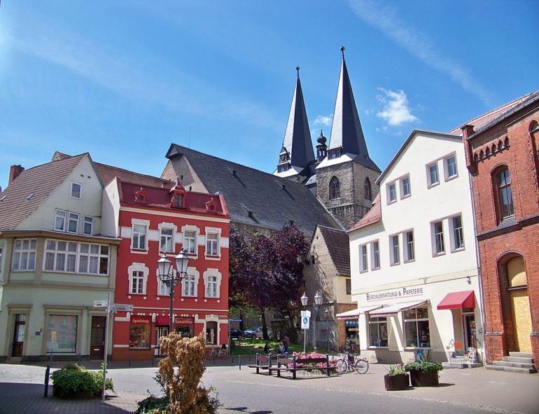 L'église protestante Saint-Etienne à Calbe, Allemagne