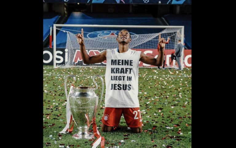 «Ma force réside en Jésus», affiche David Alaba vainqueur de la Ligue des Champions