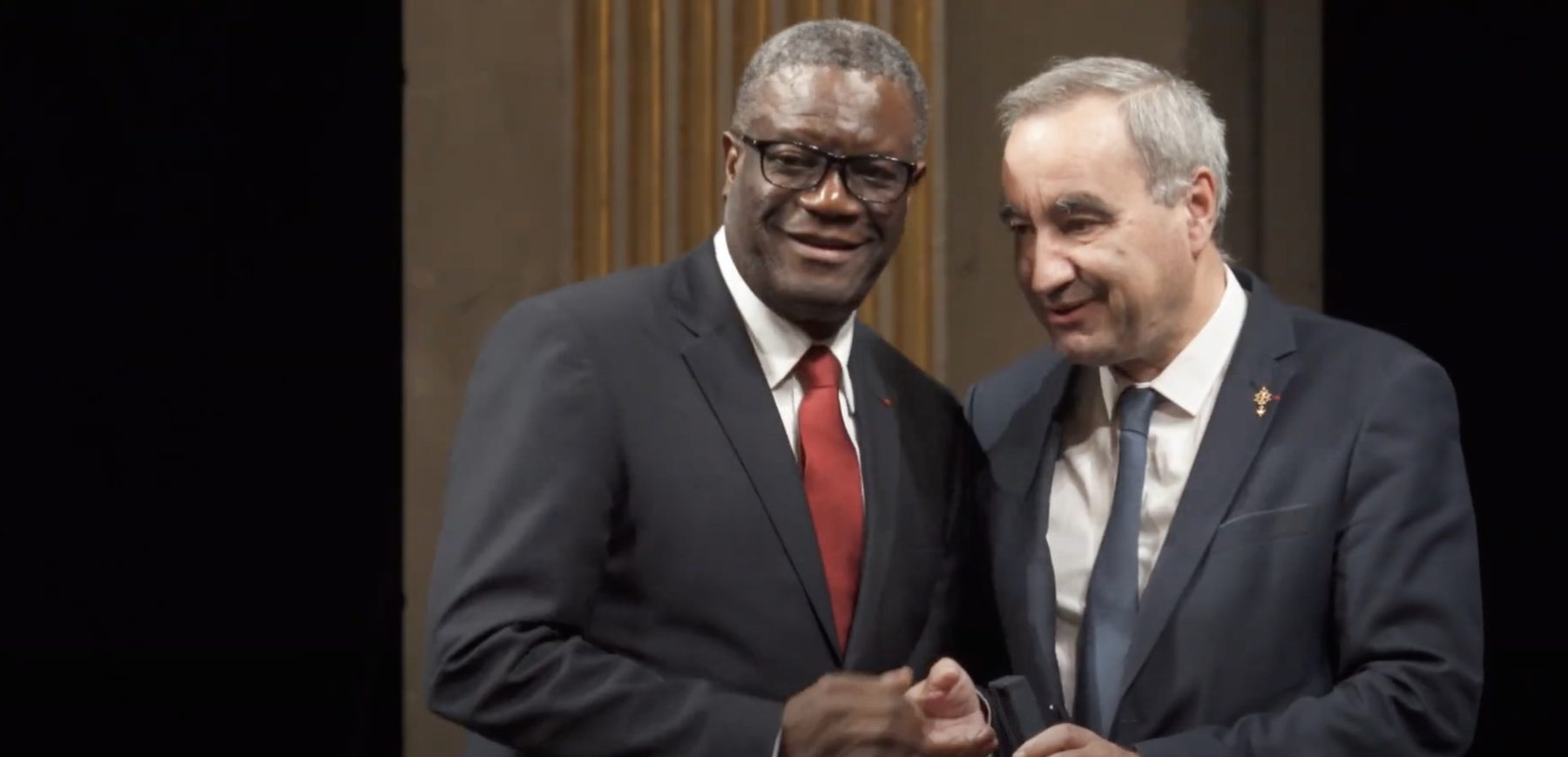 Denis Mukwege et François Clavairoly