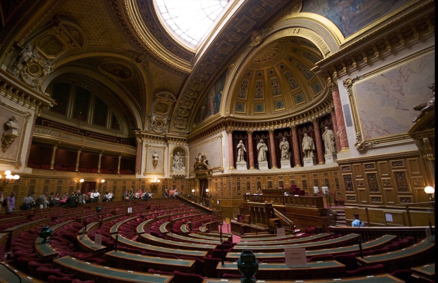 Salle de réunion au Sénat