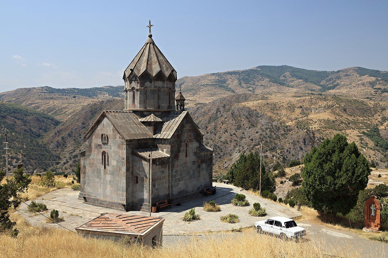 Une église arménienne dans le Haut-Karabagh