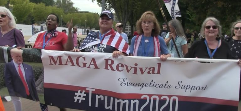 soutien des évangéliques à un candidat politique présidentielles américaines