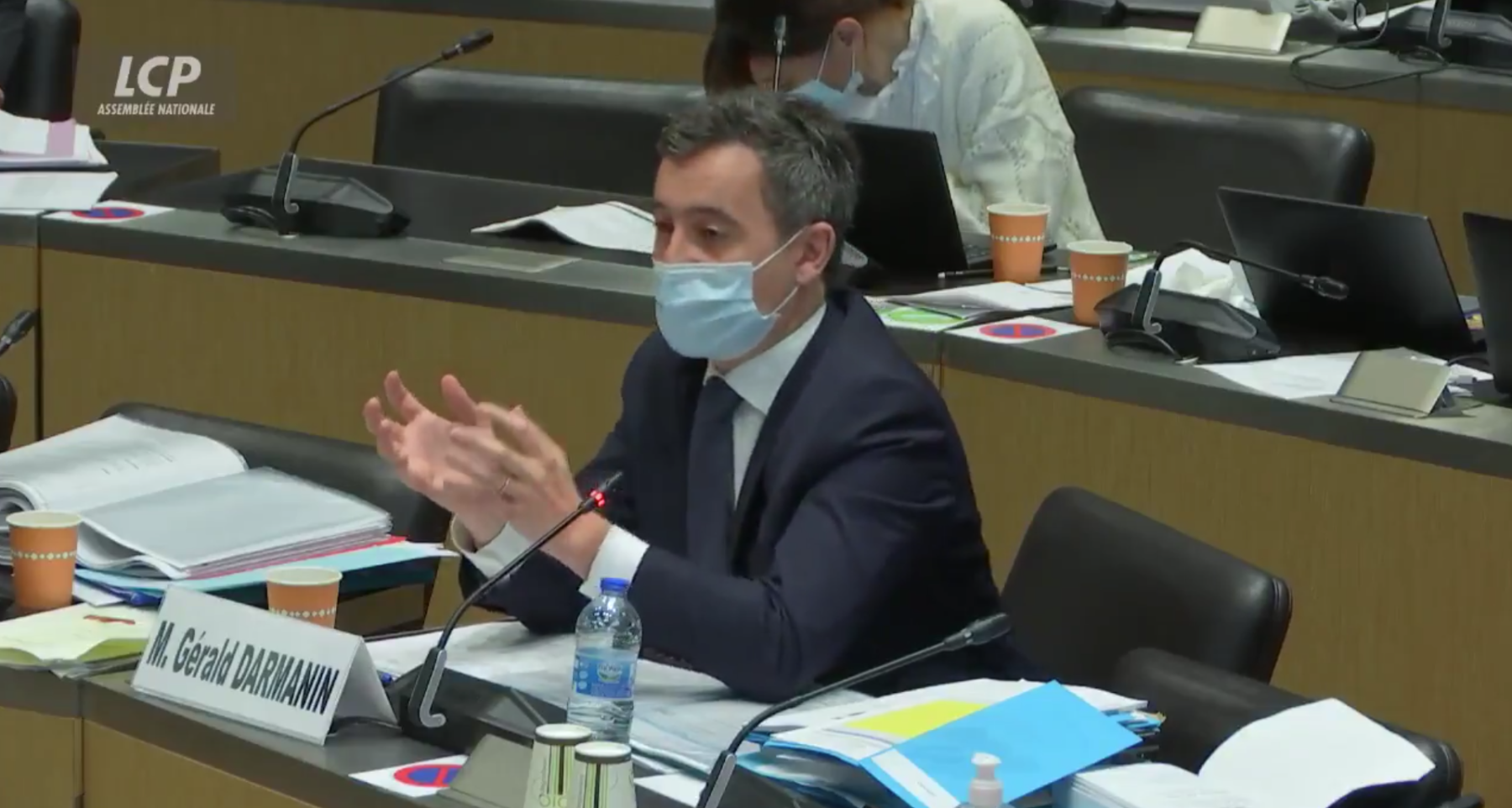 Le ministre de l'Intérieur Gérald Darmanin
