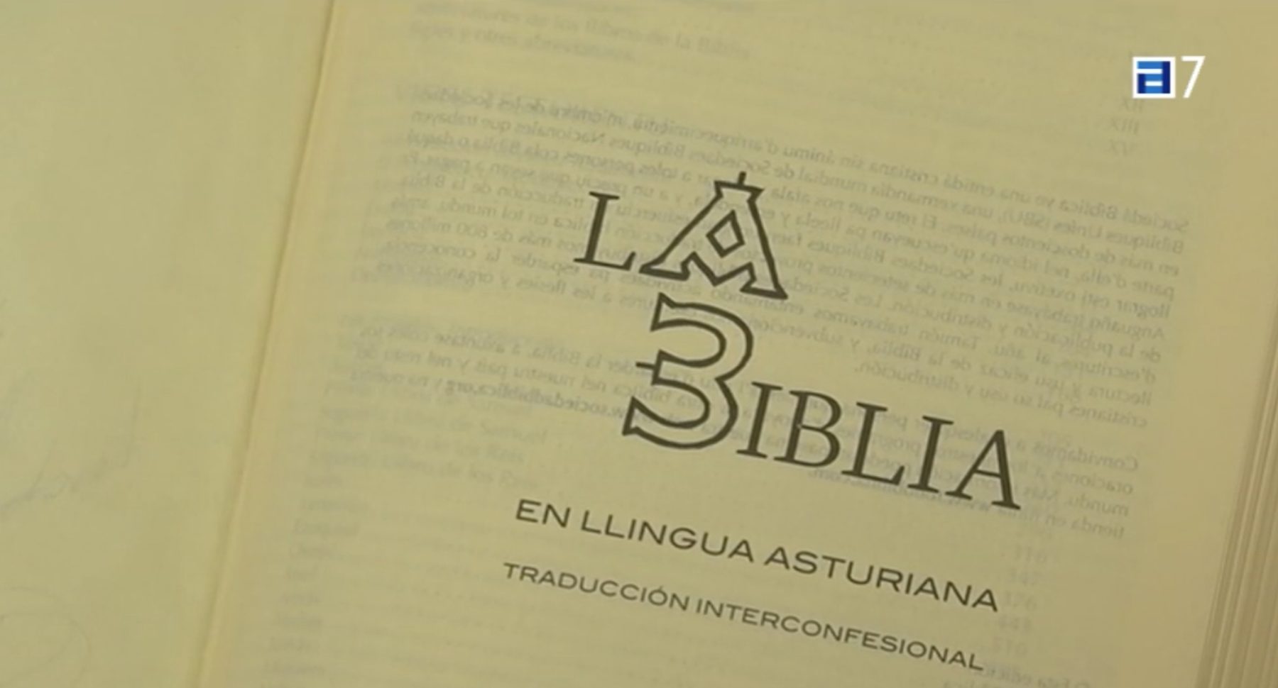 La première Bible en asturien