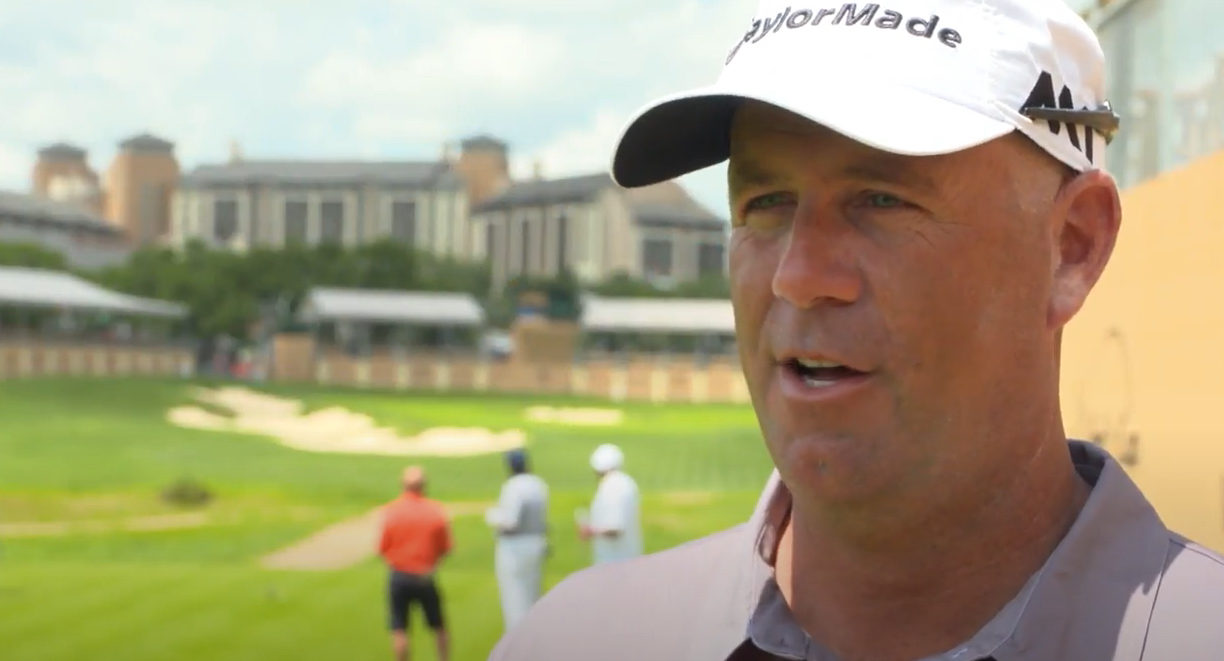 Le joueur de golf Stewart Cink en 2017