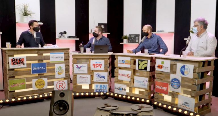 Plateau télé à l'occasion des 100 ans de la radio