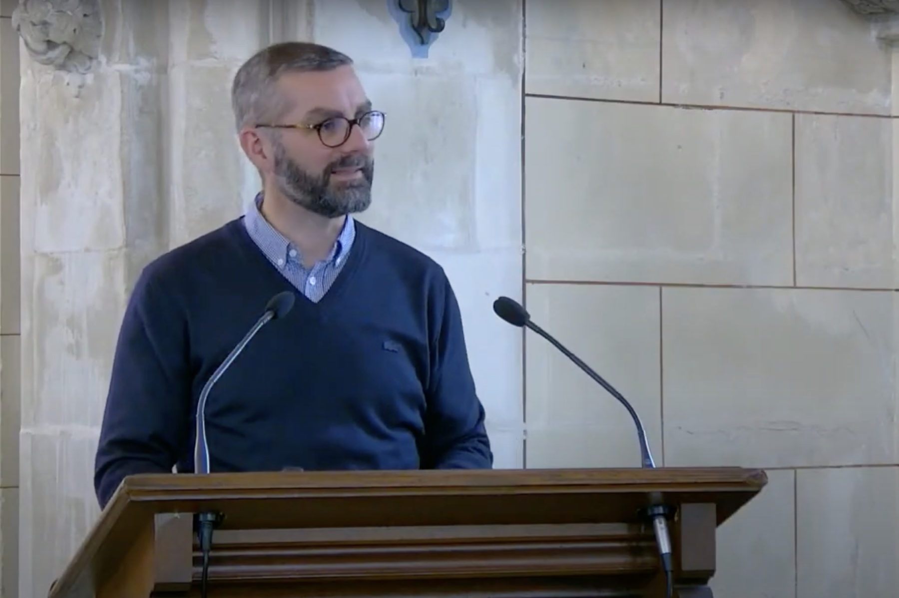 Nicolas Farelly pasteur de l'Eglise évangélique baptiste de Compiègne