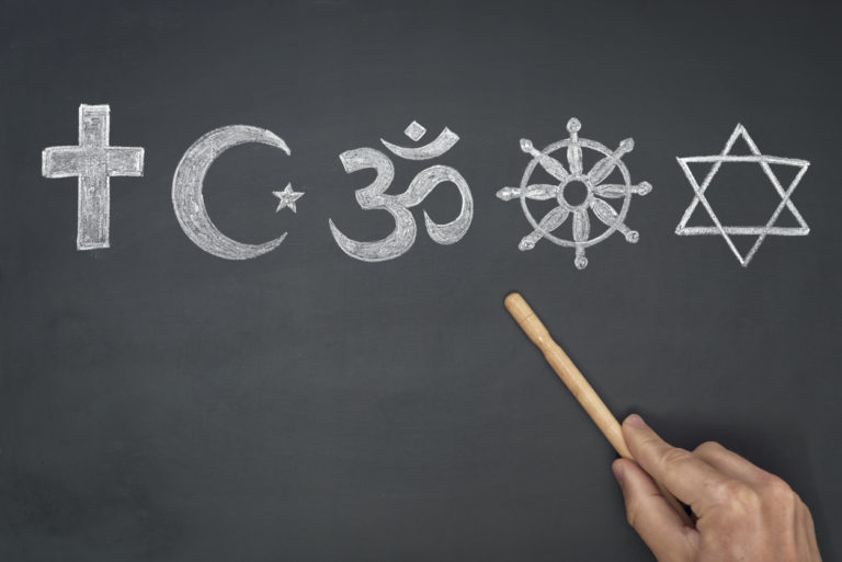 Les symboles des principales religions mondiales