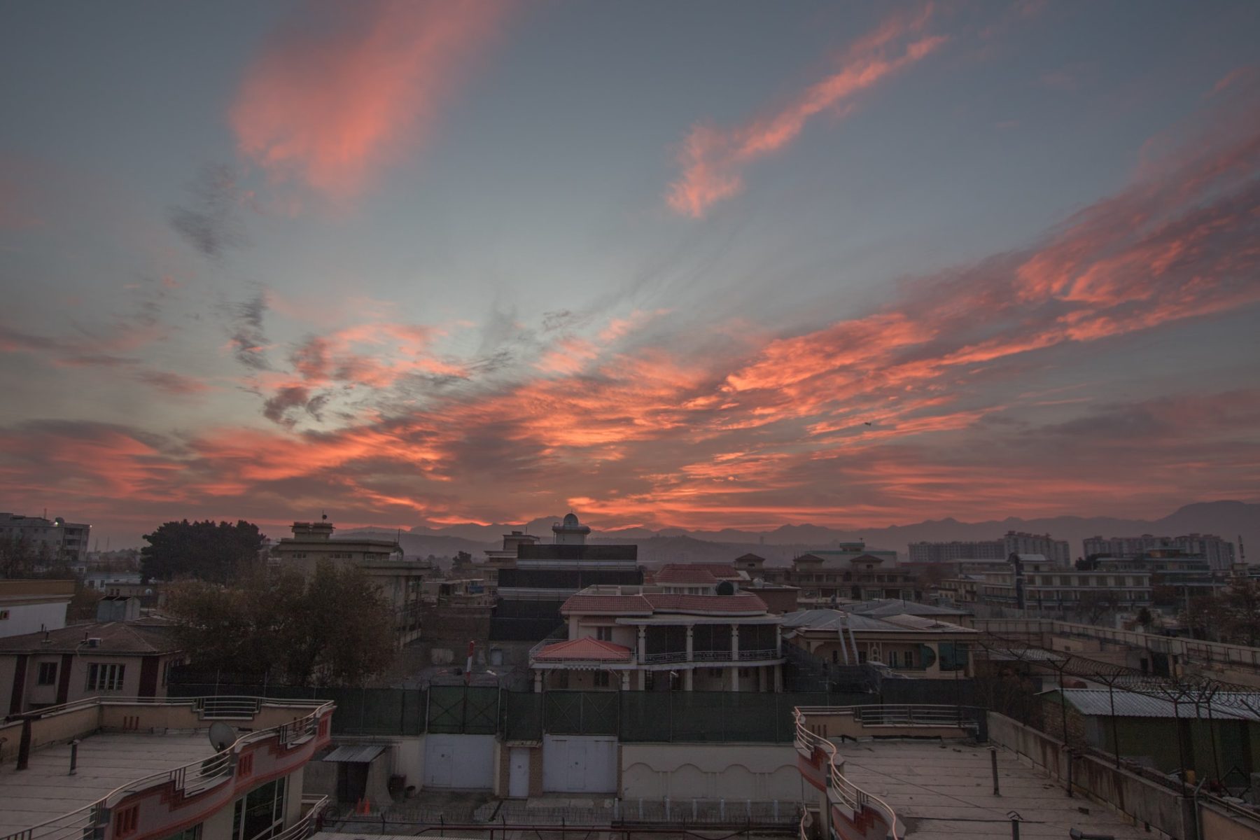 Kaboul au crépuscule