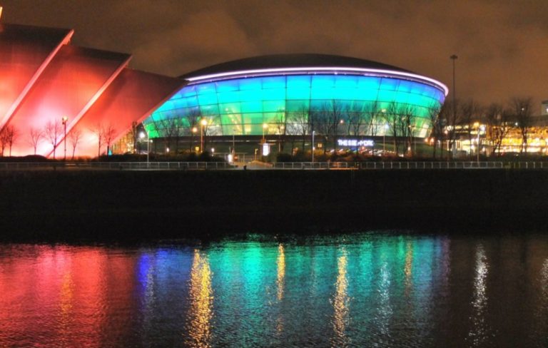 Le stade de l'Hydro Arena à Glasgow