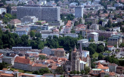 Vue de la ville de Lausanne
