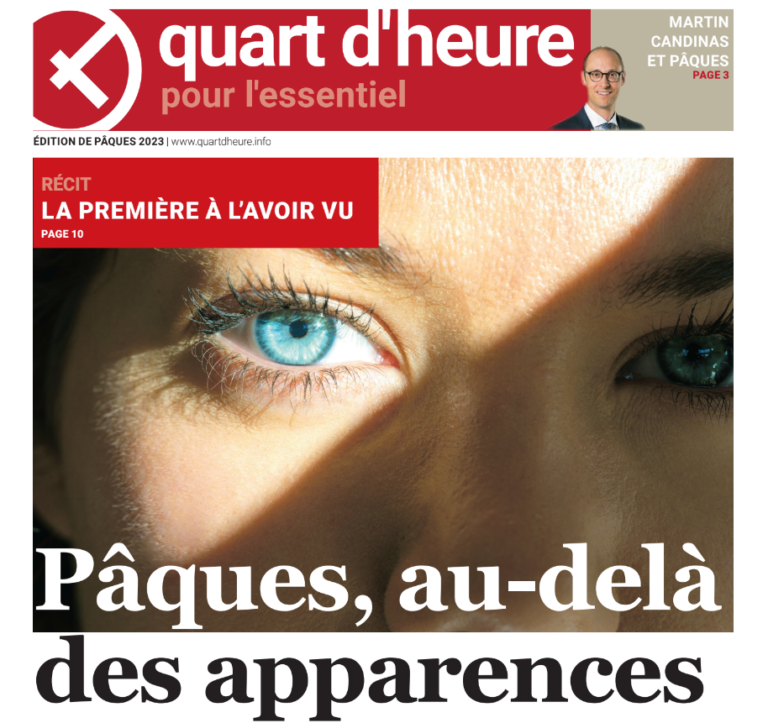 Couverture du Quart d'heure pour l'essentiel Pâques 2023