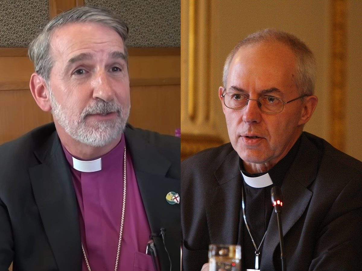 Foley Beach et Justin Welby, archevêques anglicans