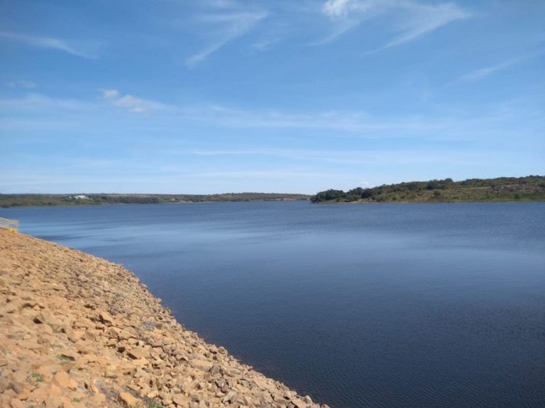 Les rives d'un lac au Brésil