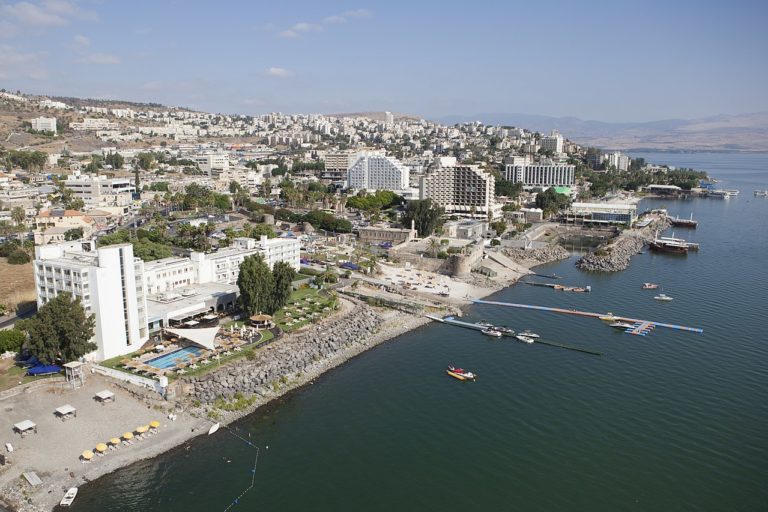 Littoral de la ville de Tibériade