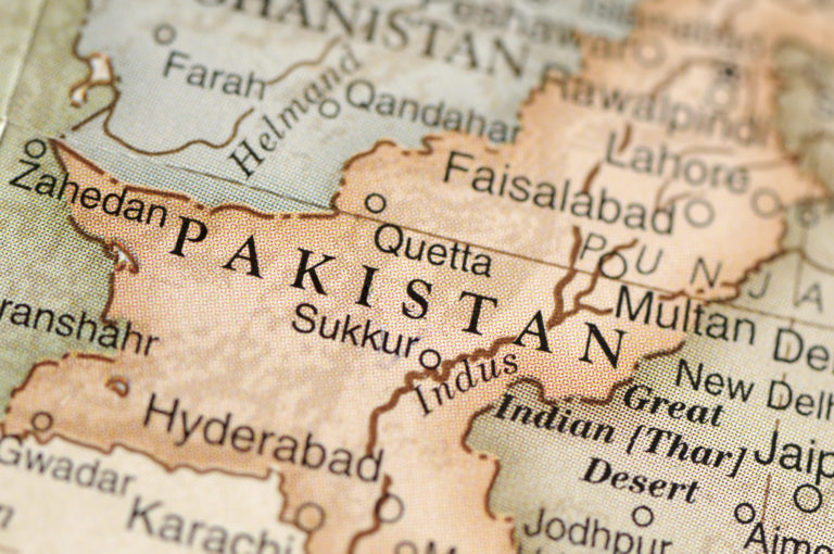 Carte du Pakistan