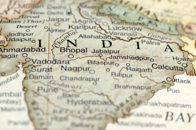 Carte de l'Inde