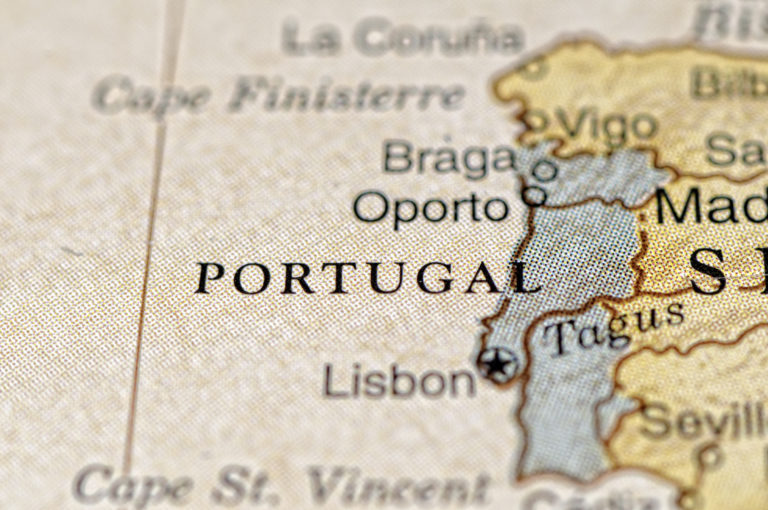 Carte du Portugal