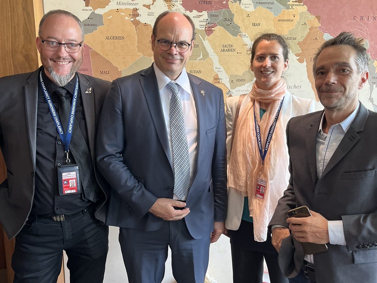 Pierre de Mareuil - Christian Krieger (président FPF) - Ilena Hatton - David Gonzalez