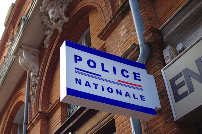 panneau "Police nationale"