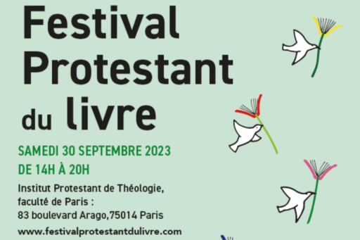 Affiche du Festival protestant du livre 2023
