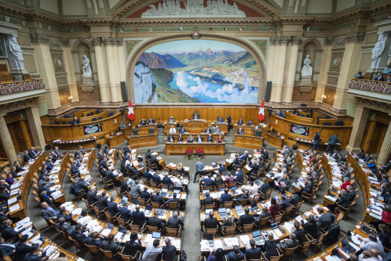 Hémicycle du Conseil national suisse