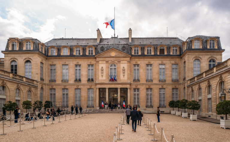 Le palais de l'Elysée.