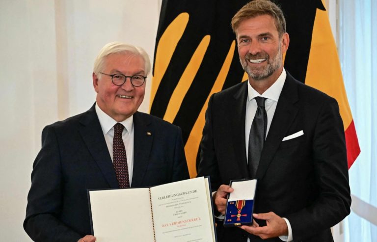 Frank-Walter Steinmeier et Jürgen Klopp