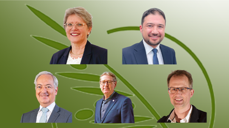 Rita Famos, Önder Günes, Ralph Friedländer, Frank Bangerter et Beat Ungricht.