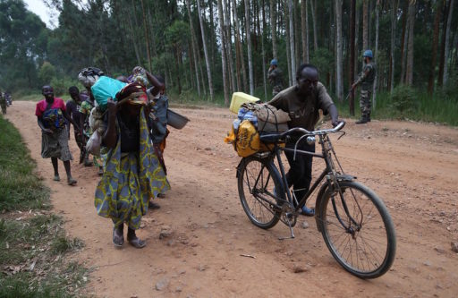 Image d'illustration - Luofu, territoire de Lubero, Nord Kivu, RD Congo. Des civils ont fui leurs villages suite aux échauffourées intercommunautaires.