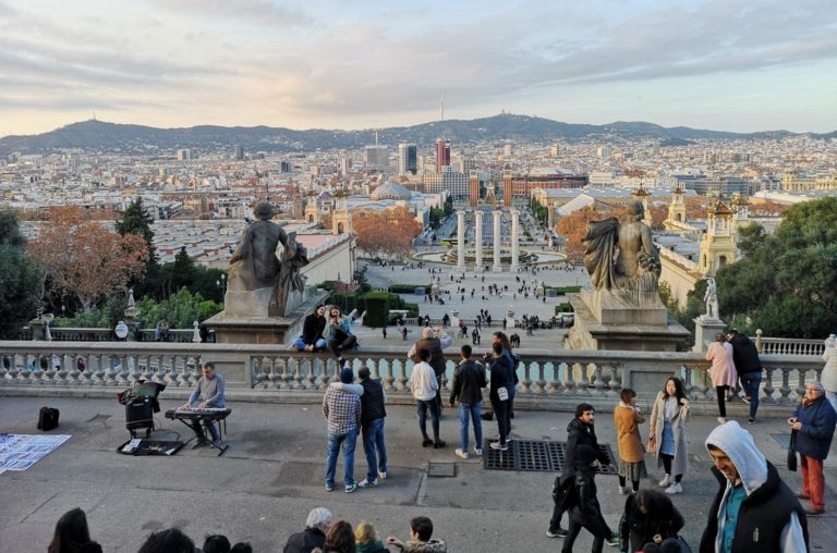 Vue de la ville Barcelone