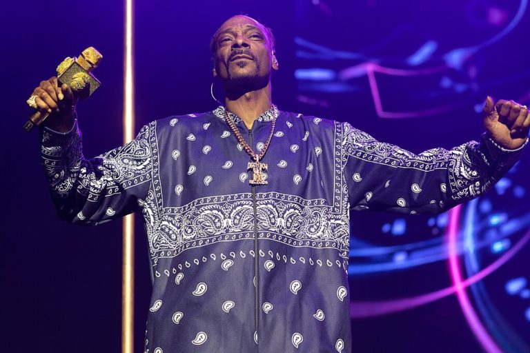 Snoop Dogg lors d'un concert à Sydney en mars 2023
