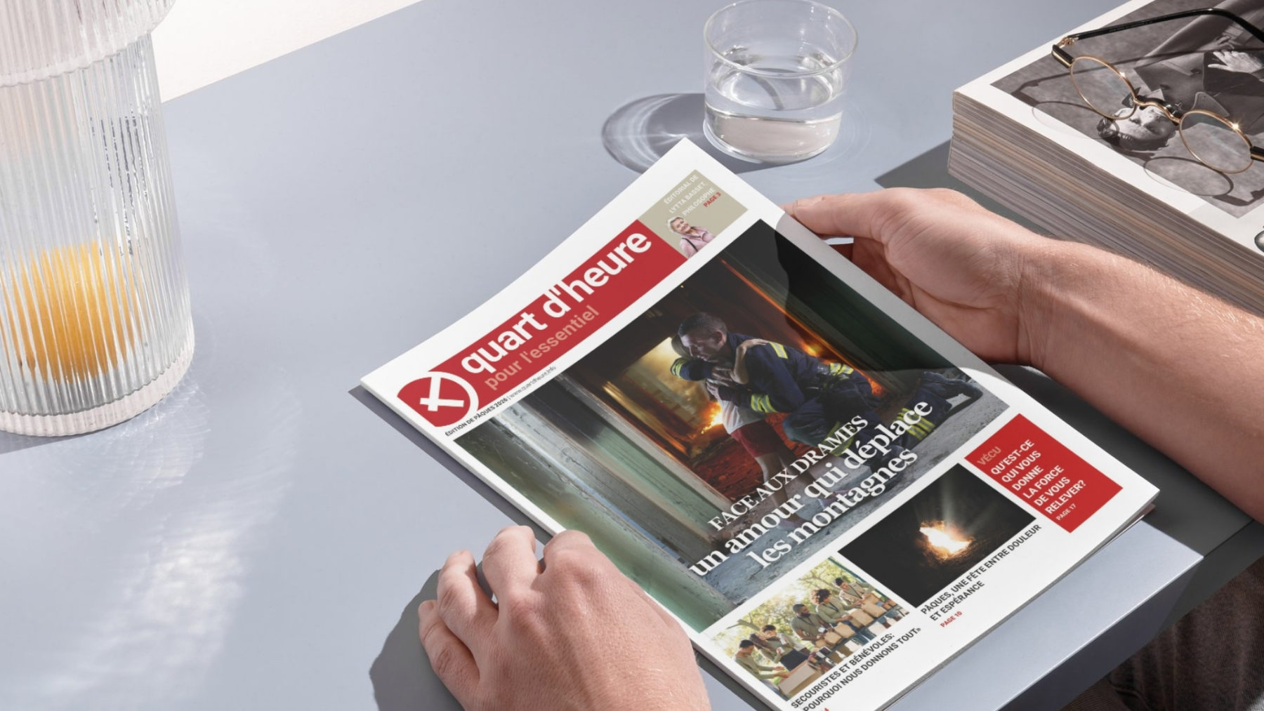 Le Quart d'heure pour l'essentiel de Pâques 2026 arrive! Participez à la distribution de la Bonne Nouvelle de l'Evangile dans votre ville!