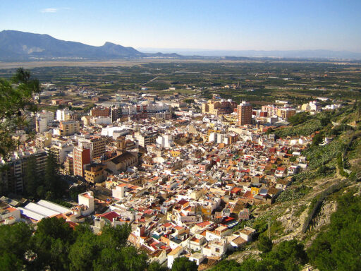 vue de Cullera (Valence), lieu où s'est tenue l'assemblée