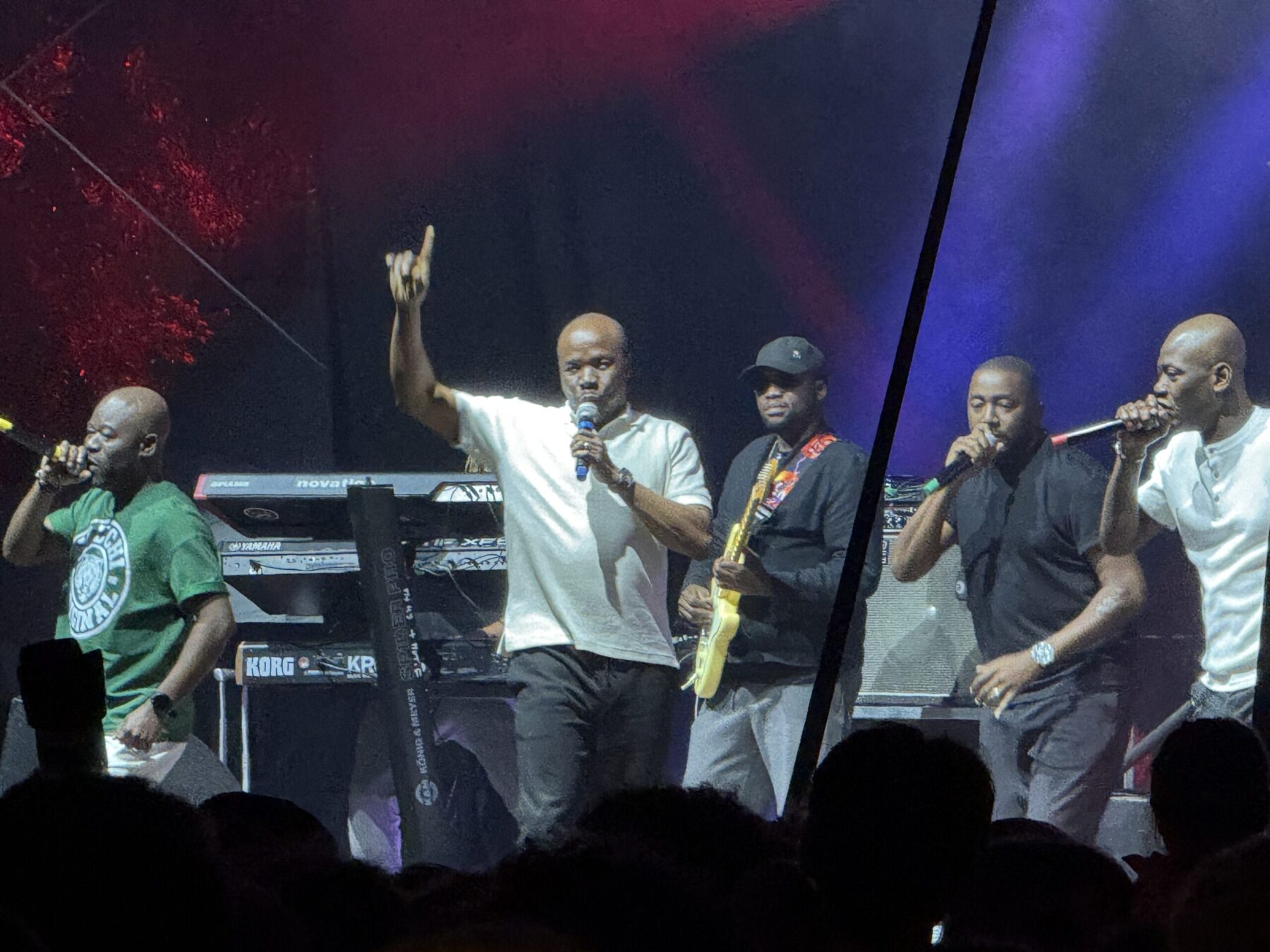 Concert de Magic System sur la place de l'Hôtel de Ville, Asnières-sur-Seine.